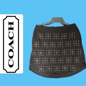 Vintage Coach Black short skirt, size 6 #coach exclusive design